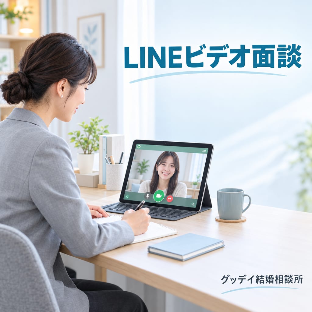 LINEビデオで面談を実施しました|対面以外で話せる相談方法